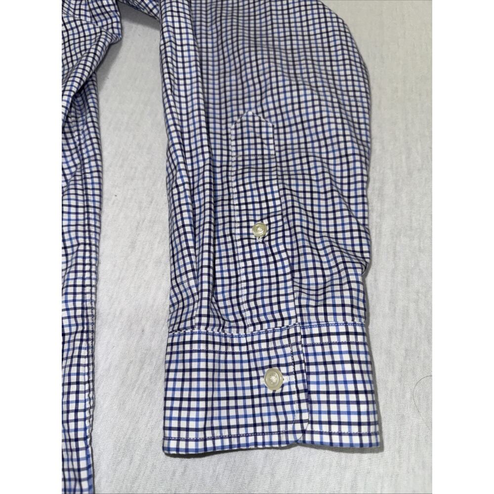 Polo Ralph Lauren Shirt Mens XL Blue Gingham Classic Fit Button Down Cotton EUC - Picture 5 of 8
